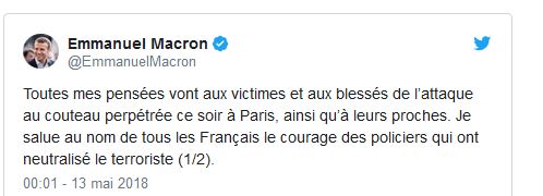 Déclaration Macron