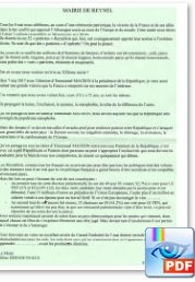 Reynel La Lettre de Gilles Desnouveaux à ses administrés le 8 mai 2017 un tsunami politique une info journal citoyen