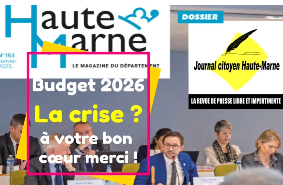 Budget 2026 Haute Marne pas vraiment la crise